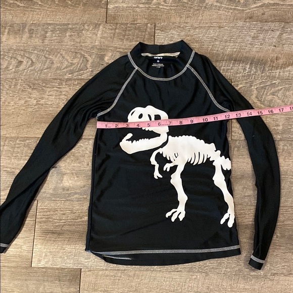 Kids Dinosaur Swim Set Short & long sleeve rash guard & swim trunks - Picture 11 of 14